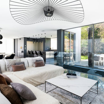 Aménagement intérieur d'une maison contemporaine